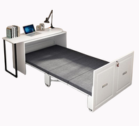 Vente en Gros Foshan Bureau-Lit Blanc Tout-en-Un Meuble de Bureau à Domicile Lit Pliant Bureau Ordinateur Pliable en Vente