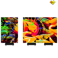 Écran publicitaire LED pliable triple Qray pour lancement de produits, expositions et événements marketing