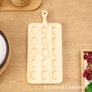 Wooden Egg <b>Storage</b> <b>Tray</b> 35x16x1.5cm Solid Wood Frame Kitchen Desktop Use - Product Image 2