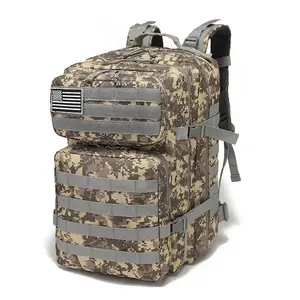 Wholesale Waterproof Outdoor Travel Sport Camo Molle 3 Day Assault 50l Tactical Backpack For Camping Hiking