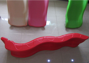 Perosotan Anak Plastik HDPE Laris Manis, Perosotan Gelombang Tunggal, Aksesoris Bagian Taman Bermain Dalam Ruangan - Product Image 4