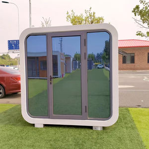 Cabina modular económica prefabricada, pequeña casa de contenedores, cabina de manzana prefabricada móvil con cocina y baño para uso en centros comerciales o hoteles - Product Image 1