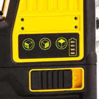 Niveau laser professionnel à 12 lignes, faisceau laser vert industriel, niveau laser avec une portée de 50 m, alimenté par batterie