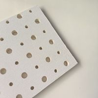 Système de faux-plafond en plaque de plâtre perforée acoustique de qualité supérieure, insonorisation, design intérieur