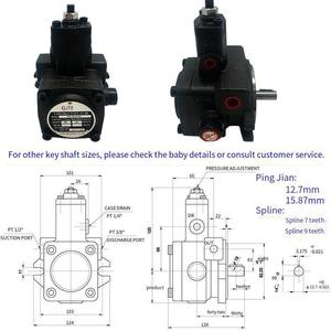 VP-20-FA2 ไต้หวัน VP-12/15/30/40-FA3 FA1 DH XH ปั๊มน้ำมันแบบใบพัด - Product Image 2