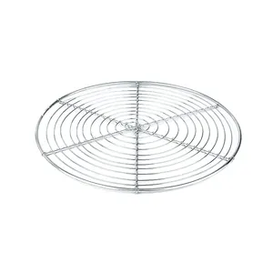 Round Stainless Steel Cake Cooling Rack Wire Mat Holder For Kitchen Baking Accessories