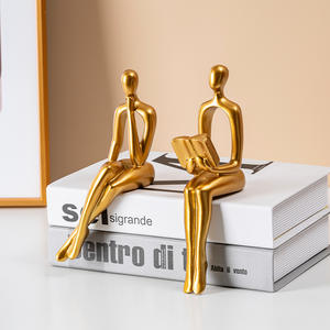 Luz <span class=keywords><strong>de</strong></span> lujo personaje abstracto Oficina hogar inauguración regalos resina nicho arte librería vino gabinete adornos - Product Image 5