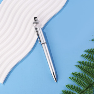 Support de téléphone à écran tactile couleur métallique minimaliste stylo à bille anti-métal papeterie - Product Image 6