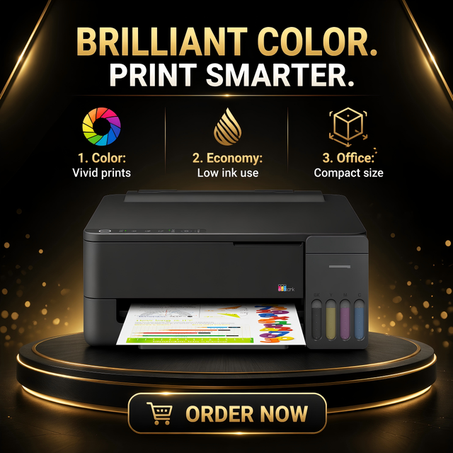 Original Ep-son L1359 A4 Color Wireless Printer Ink Tank System with Remote Printing & Anti-Clogging Ink System for Home Office