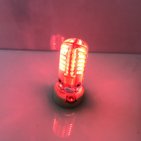 Ampoule LED en silicone colorée G4 3W SMD3014, éclairage de lustre, AC/DC12V, mini, bleu, rouge, vert, blanc froid, indicateur