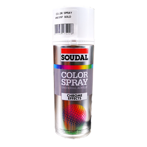 Soudal 400 ml <b>Silver</b> Mirror Precious Metals <b>Spray</b> Can Exterior Accessories - Product Image 1