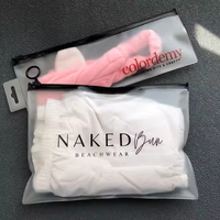 Sacs en plastique à fermeture éclair givrés recyclables imprimés sur mesure avec logo sérigraphié, 100 pièces pour bijoux et montres, vente en gros
