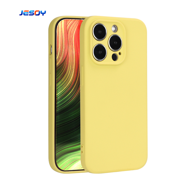 Custom Logo Fundas Para Celulares Mobile Back Cover Liquid Silicone Cell Phone Case for Iphone 14 13 Pro Max