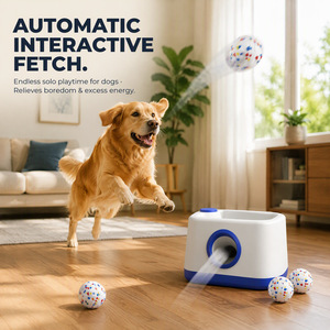 Lanzador Automático de Pelotas para Perros, Distancia Ajustable, Juguete Interactivo de Entrenamiento para Perros Pequeños, Medianos y Grandes - Product Image 5