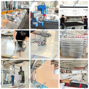 Bền và thân thiện với môi bán buôn kim loại đục lỗ mặt tiền tấm Trần gạch Loại sản phẩm - Product Image 6