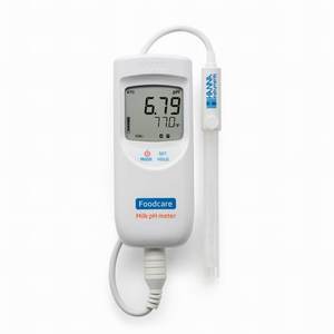 HANNA Nouveau et Original HI99162 Micro-ordinateur Thermomètre pH d'acidité Étanche Portable Testeur de pH-temperature pour Lait - Product Image 1