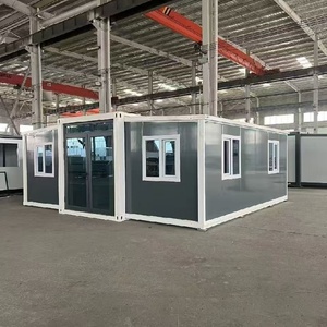 Conteneur mobile préfabriqué en acier de 36 m (20 pieds) préinstallé, extensible, 2 à 4 chambres, design moderne pour usage hôtelier - Product Image 2