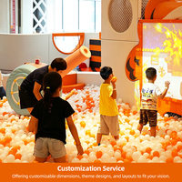 Parc d'attractions intérieur haut de gamme pour enfants, équipement de jeux grand format, installations de loisirs parent-enfant