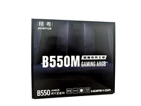 Carte mère de PC de bureau JGINYUE B550M-GAMING ARGB M-ATX, prend en charge les processeurs Ryzen R5 4000/5000, la RAM DDR4 et le PCI-E 4.0
