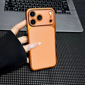 Coque de téléphone transparente mate de luxe pour iPhone 17 Pro Air 17 16 15 14 13 Pro Max – Protection souple ultra-fine couleur métallique - Product Image 3