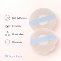 Couvre-mamelons en silicone nude, invisibles, auto-adhésifs, réutilisables, respirants, pour robe sans bretelles, lingerie