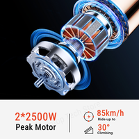 2026 Yeni Yüksek Performanslı TEVERUN Blade Gt2 Scooter Çift Motorlu 3200W 60V26 Ah 85km/s Hidrolik Frenli NFC Elektrikli Scooterlar