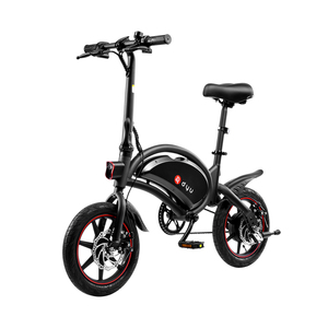 DYU D3F 전기 자전거 리튬 배터리 브러시리스 모터 최고 속도 25km/h 36v 10Ah 250w 14인치 IP54 디스크 브레이크 - Product Image 6
