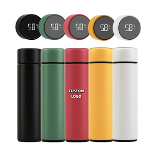 Bouteille d'eau LED personnalisée en acier inoxydable de haute qualité, anti-fuite, 500 ml, avec couvercle – Offre promotionnelle sur les articles de boisson sportifs - Product Image 2
