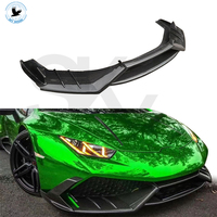 Pare-chocs en fibre de carbone style MSY pour Huracan LP580 LP610, lèvre avant, jupes latérales, spoiler brillant/mat, clips inclus