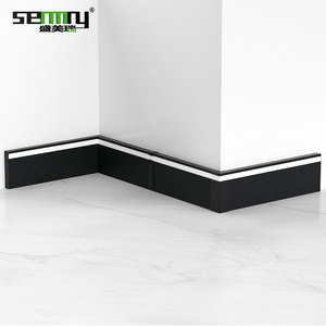 Luces de suelo LED de diseño moderno Fácil instalación Rodapié de suelo de aluminio de acero inoxidable con perfil LED - Product Image 6