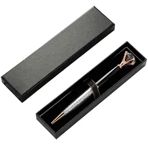 شعار مخصص قسط هدية القلم عبوة تعبئة ، ورق مقوى فاخر قلم حبر علبة التعبئة والتغليف