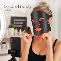 Magique Power 2026 Nouveau Masque Facial LED Infrarouge à Thérapie Photonique, Masque Facial LED à Lumière Rouge