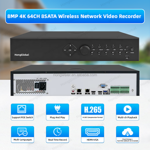 กล้องวงจรปิดไร้สาย HongGlobal 8MP รองรับ POE Switch พร้อมแอป XMEye Pro และ ICSee ความละเอียด 4K รองรับ 4SATA 8SATA 36/64 ช่อง NVR เครื่องบันทึกวิดีโอเครือข่าย - Product Image 2