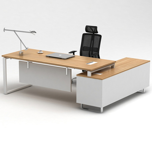 <span class=keywords><strong>Mesa</strong></span> De Oficina De melamina De lujo, accesorio De <span class=keywords><strong>Escritorio</strong></span> <span class=keywords><strong>tipo</strong></span> L con <span class=keywords><strong>mesa</strong></span> lateral - Product Image 4