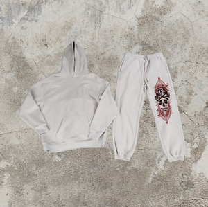 Conjunto de ropa deportiva informal de algodón 100% para hombre, suéter con capucha sencillo a la moda, pantalones largos estampados, Color sólido, Otoño, ajuste holgado de punto - Product Image 2