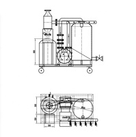 Máquina automática de succión de pulmón al vacío de pollo para línea de sacrificio de pollo/máquina automática de eliminación de pulmón de pollo