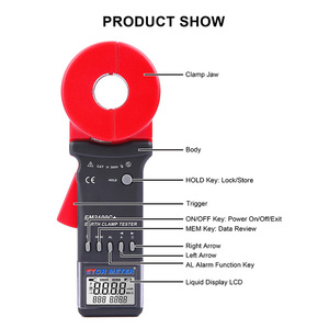 ETCR2100C+ เครื่องทดสอบความต้านทานดินแบบดิจิตอล เครื่องทดสอบความต้านทานวงจรแบบแคลมป์ 1200 กระแสไฟรั่ว 20A สูง - Product Image 5