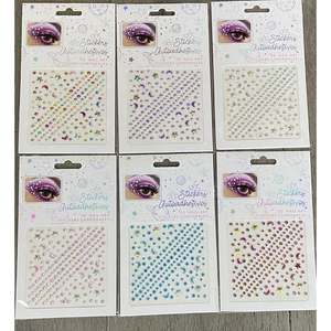 Calcomanías brillantes 3D para decoración de uñas con adhesivo de gel de estrellas y Lunas para manicura francesa estilo verano y otoño - Product Image 1