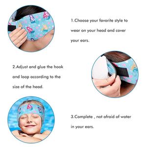 Diadema de Natación Ajustable para Niños y Adultos, Gorro de Neopreno Impermeable con Protección para los Oídos y el Cabello para Hombres y Mujeres - Product Image 4