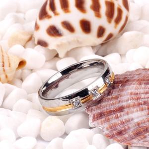2020 Direct Factory Price for Couple Beautiful Mixed Color Trendy Designs Women With <b>Crystal</b> Simple Men <b>Ring</b> - Product Image 5