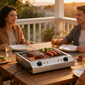 Parrilla Eléctrica de Mesa sin Humo, Máquina de Asar Comercial sin Humo - Product Image 4