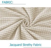 Housses de chaise extensibles en jacquard tricoté Spandex/Polyester, durables et élastiques, pour salles à manger, mariages et hôtels