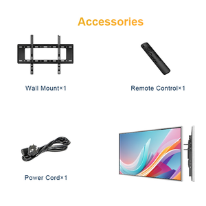 Pantallas LCD de Señalización Digital de 32 43 49 55 65 Pulgadas 4k para Montaje en Pared Interior, Pantallas de Video Publicitarias, Menús Digitales para Tiendas Minoristas - Product Image 4