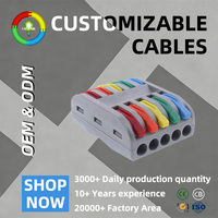 Schnellverbindungs-Klemmenblock PCT-2 Serie 32A 250V Kompakter Verbindungsanschluss für LED-Streifen & Stromverkabelung