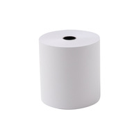 Papier thermique lisse pour reçus, alimentation directe, pour TPV de détail, 80x80mm, 57x40mm, rouleaux de papier thermique vierges monocouche pour caisse enregistreuse