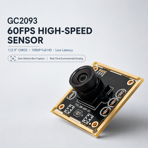 โมดูลกล้อง USB 2MP GC2093 1080P 60fps แสงน้อย 38x38 มม. สำหรับการจดจำใบหน้า ระบบควบคุมการเข้าออก - Product Image 1