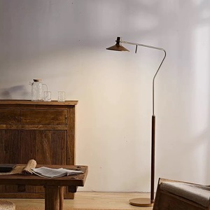 Floor Lamp Adjustable Height Led Light Source <b>Iron</b> Lampshade E26 Base Living Room Reading Lamp - Product Image 2