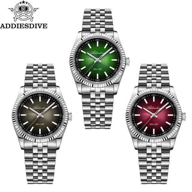 Wholesale Private Label Quartz Wristwatch Screw Down Crown Daily Stainless Steel 10Bar Waterproof Oem Sample Purchasable