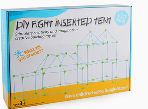 Kit de construction de fort pour enfants, tente de jeu, jouet de construction DIY - Product Image 1