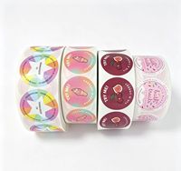 Impression d'autocollants ronds personnalisés autocollants, étiquettes décoratives circulaires colorées pour emballages cadeaux et cosmétiques